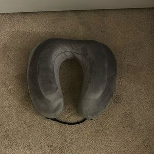 Grey neck pillow